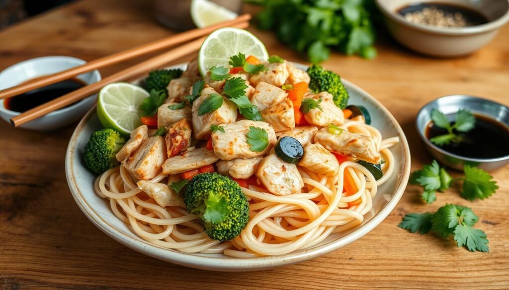 Pad See Ew (smażony makaron z sosem sojowym)
