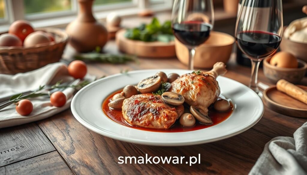 Przepis na Coq au vin