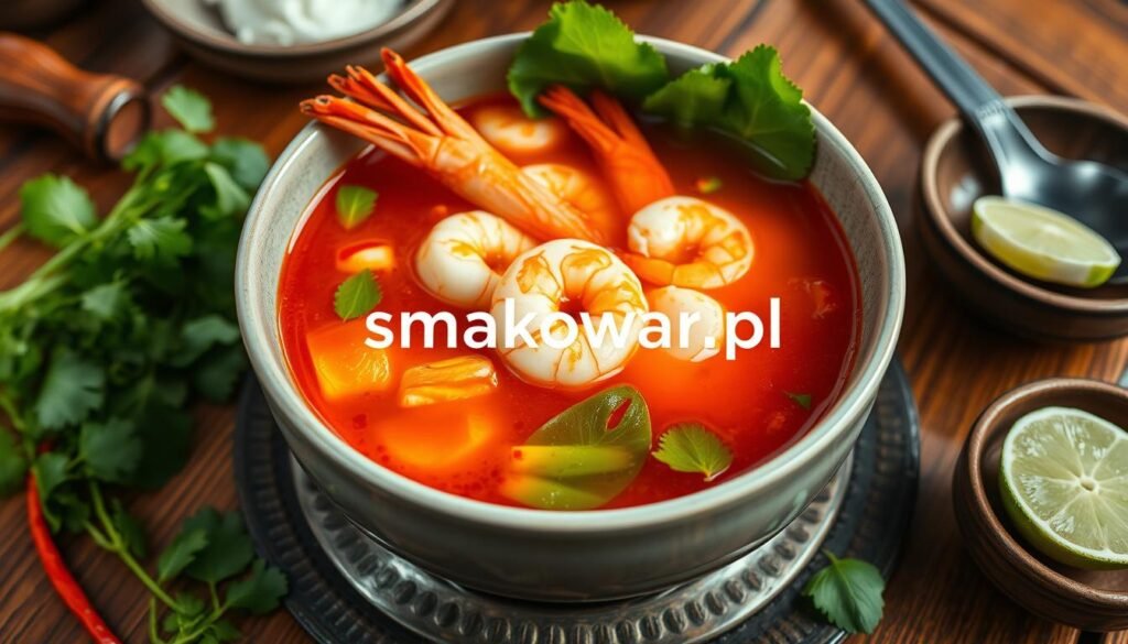 Tom Yum Goong (Ostra zupa z krewetkami)