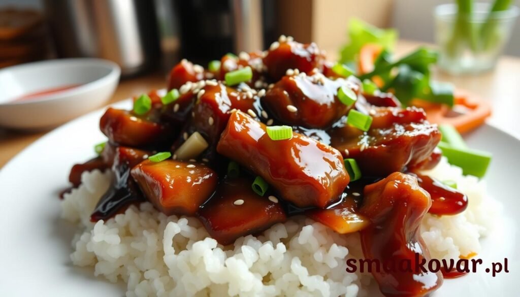 Wieprzowina w sosie teriyaki na szybko