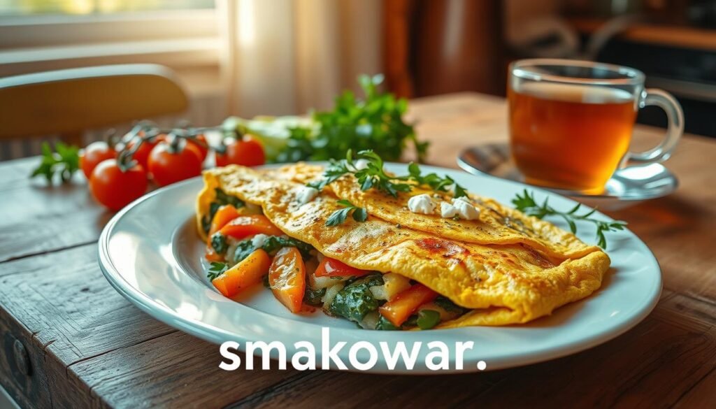 jak podawać omlet