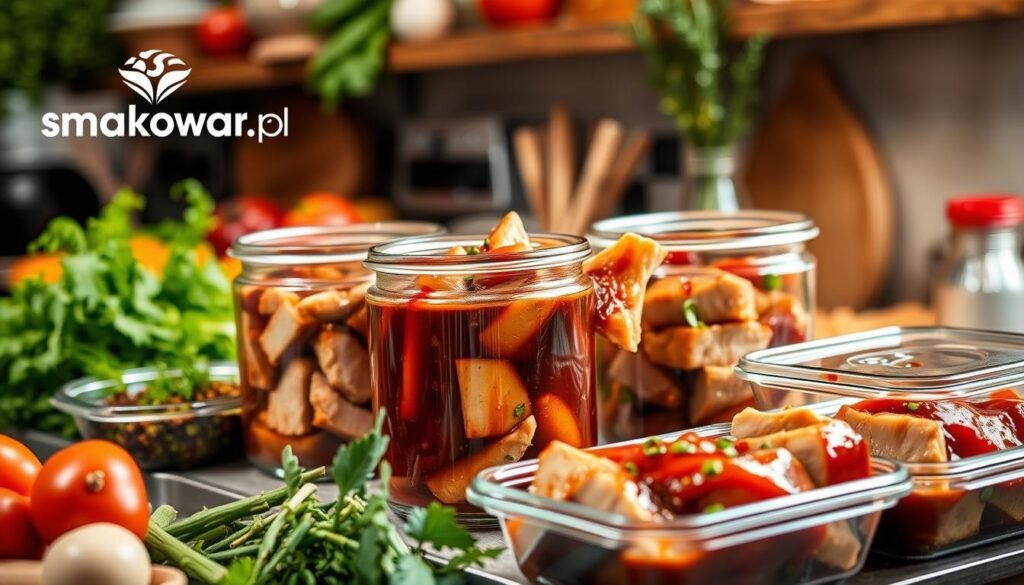 przechowywanie wieprzowiny w teriyaki