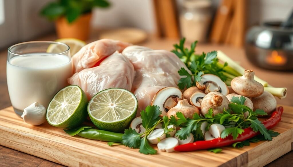 składniki Tom Kha Gai