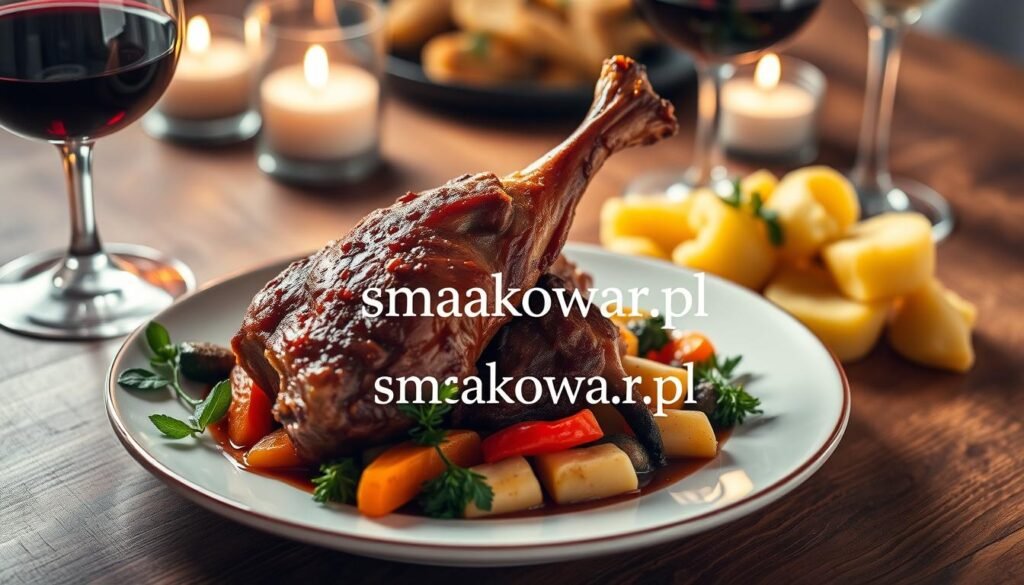Confit de Canard podawanie