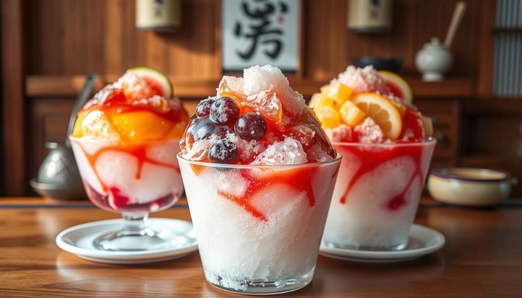 Kakigori (japoński deser lodowy z syropem) przepis