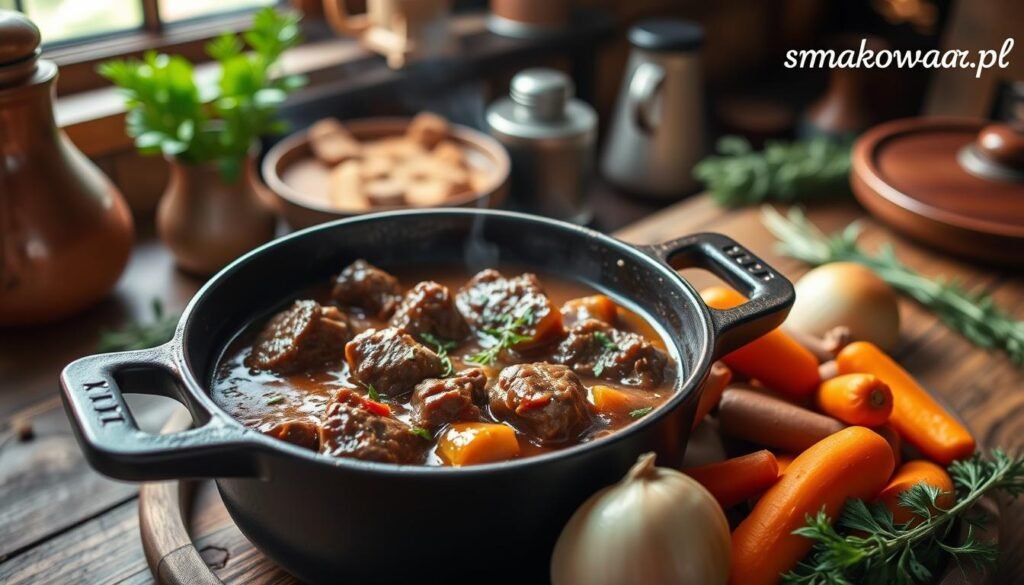 Przepis na Boeuf Bourguignon