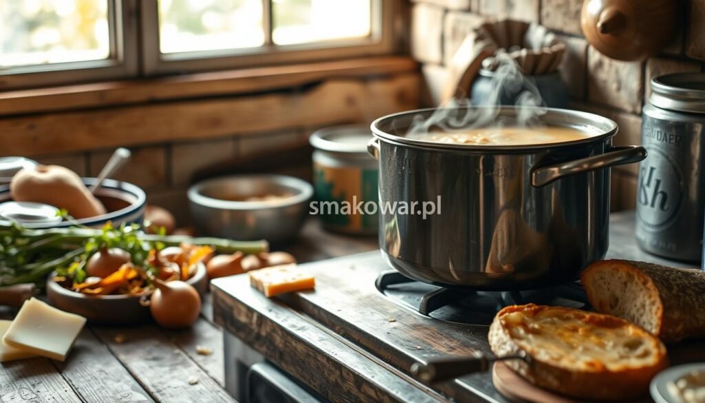 Przepis na Soupe à l'oignon