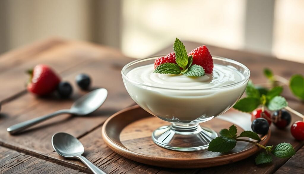 Wegańska panna cotta