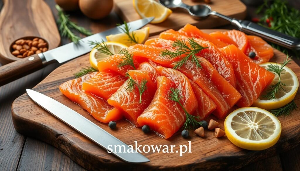 gravlax przepis