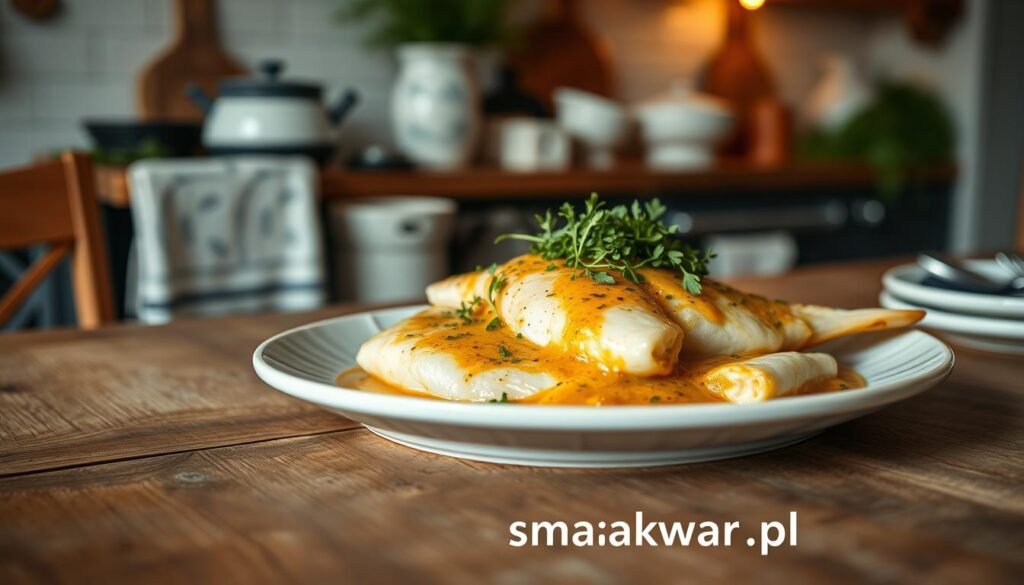 lutfisk z sosem