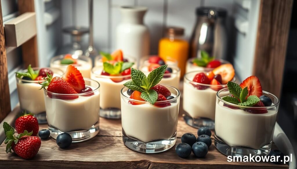 przechowywanie panna cotta
