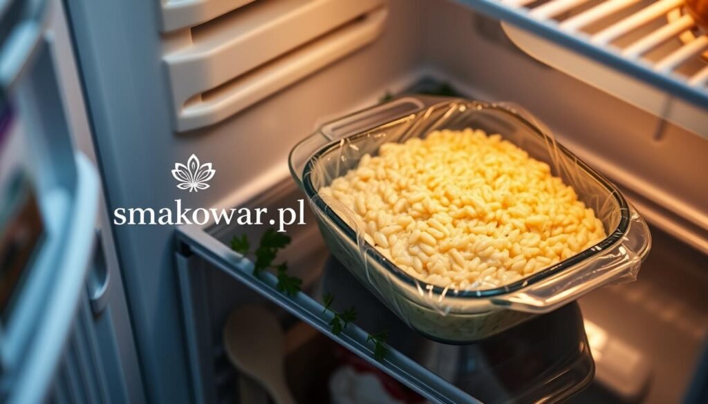 przechowywanie risotto