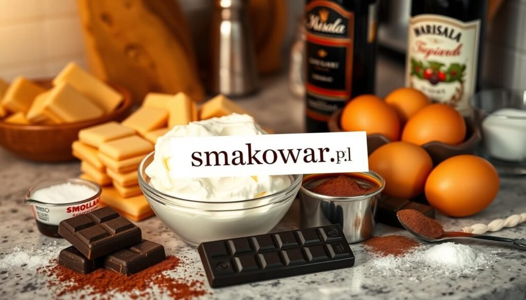 składniki do tiramisu