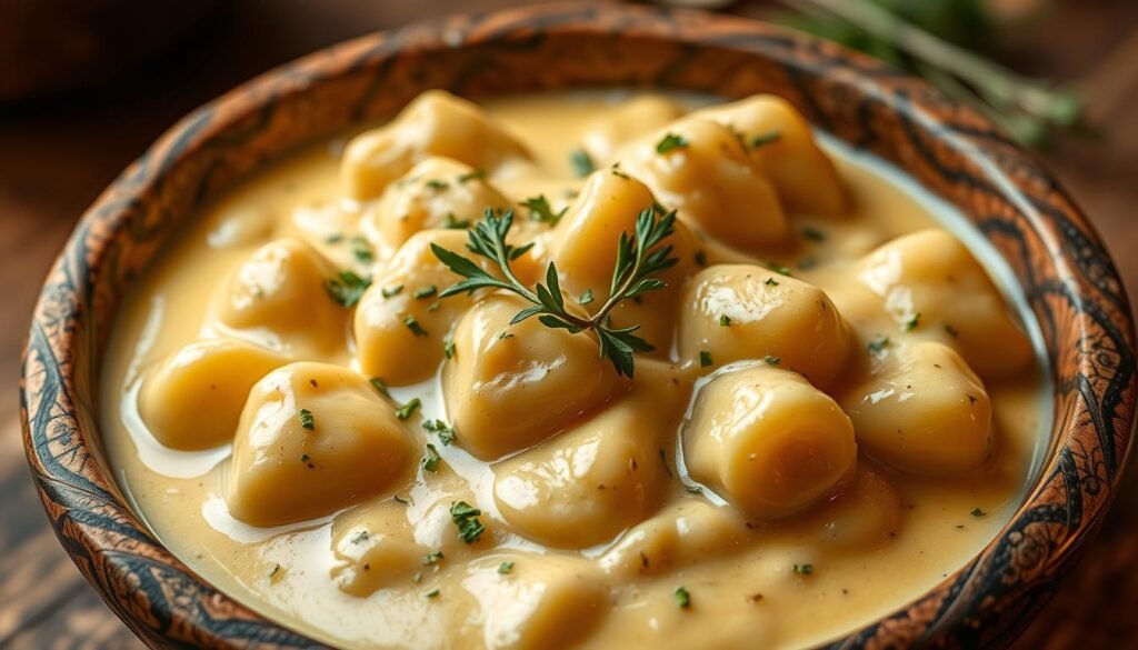 sos serowy do gnocchi
