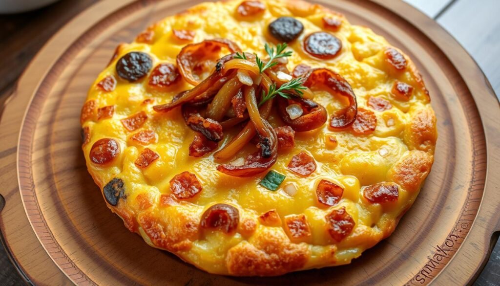tortilla hiszpańska z cebulą