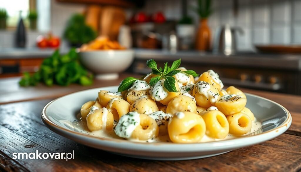 Gnocchi w sosie gorgonzola
