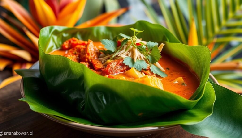 Hor Mok (Tajskie curry na parze w liściu bananowca)