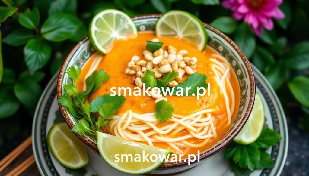 Khanom Jeen Nam Ya (Makaron ryżowy z sosem rybnym)