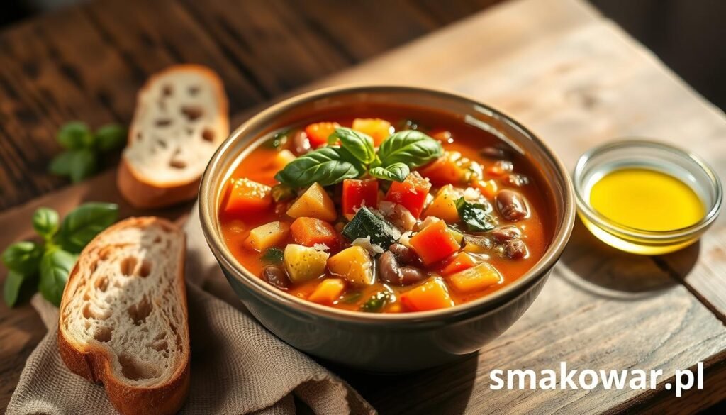 minestrone wegetariańska