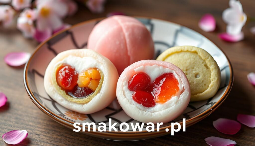 mochi słodkie danie