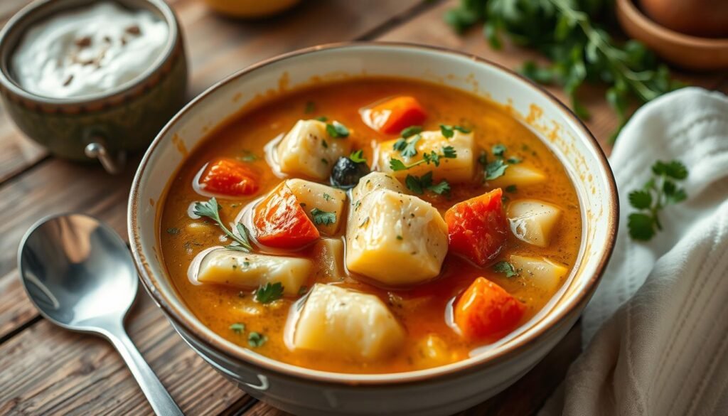 Fiskesuppe (zupa rybna) przepis