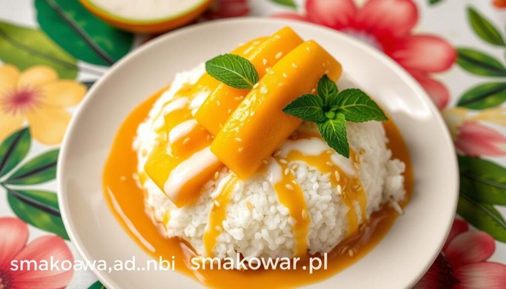Khao Niew Mamuang (Kleisty ryż z mango)
