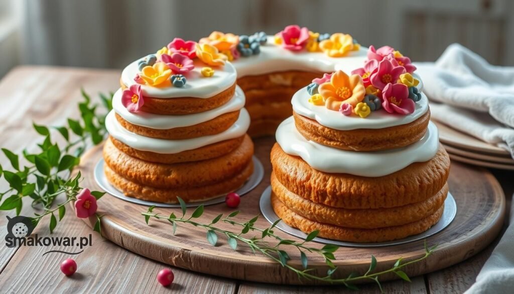 Kransekake (norweski deser migdałowy)