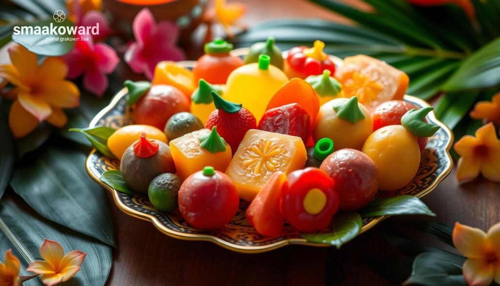 Luk Chup (Tajskie słodkie kulki marcepanowe)