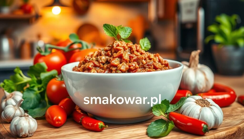 Nam Prik Ong (Dip pomidorowy z mięsem)