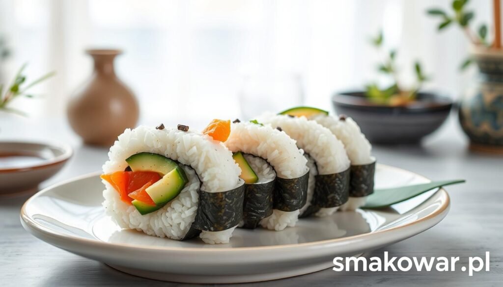 onigiri z ryżem sushi