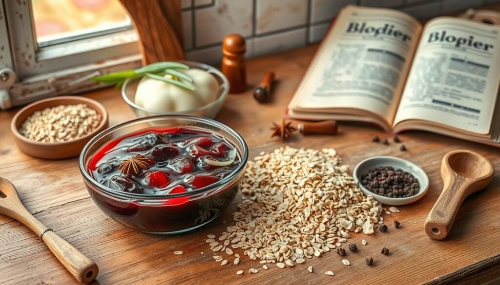 składniki do blodpudding