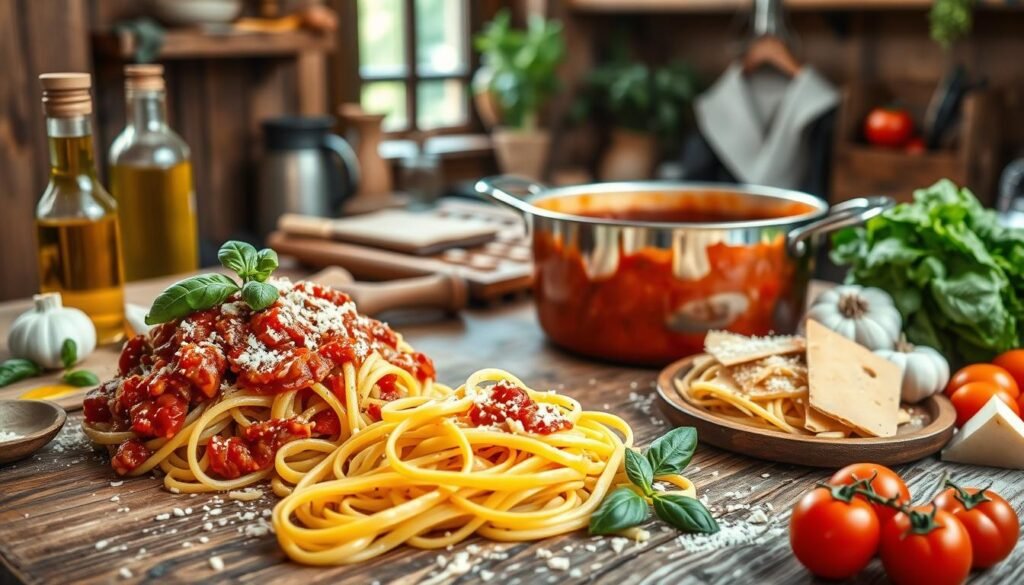 tradycje włoskie w tagliatelle al ragù