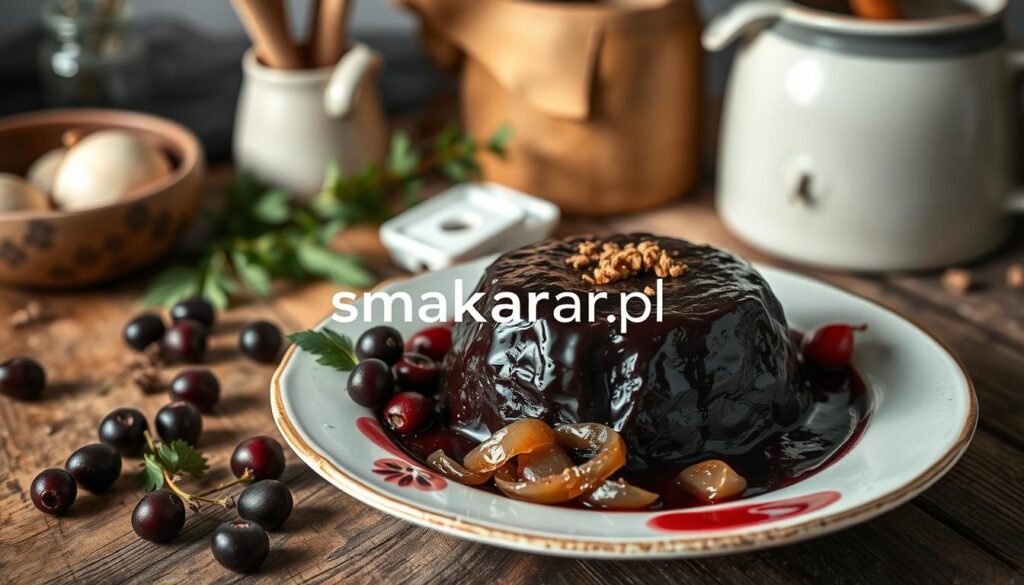 tradycyjny szwedzki pudding z krwi