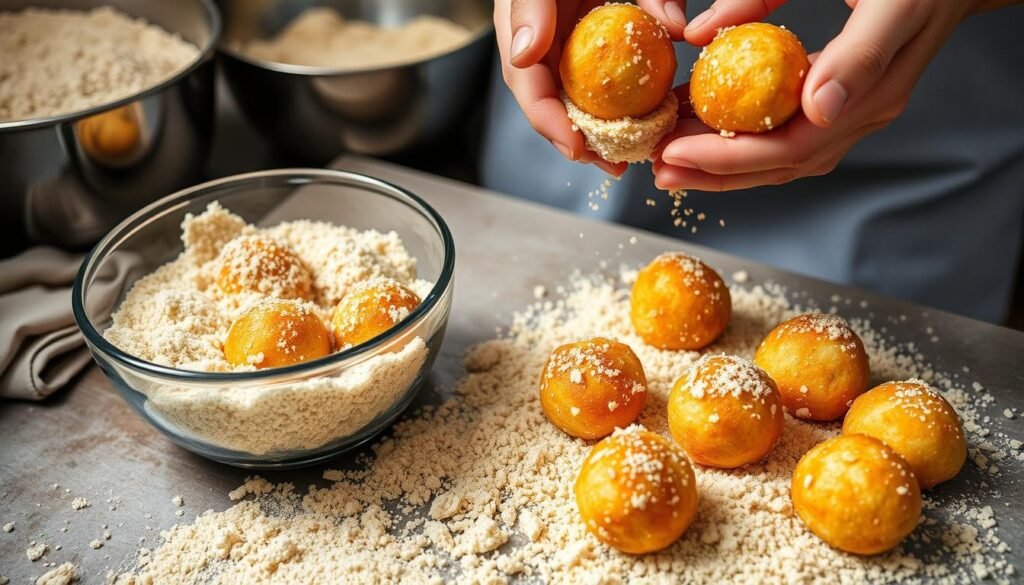 panierowanie arancini