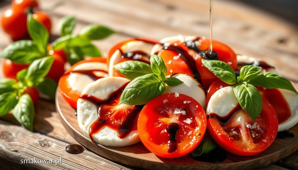 świeża sałatka caprese