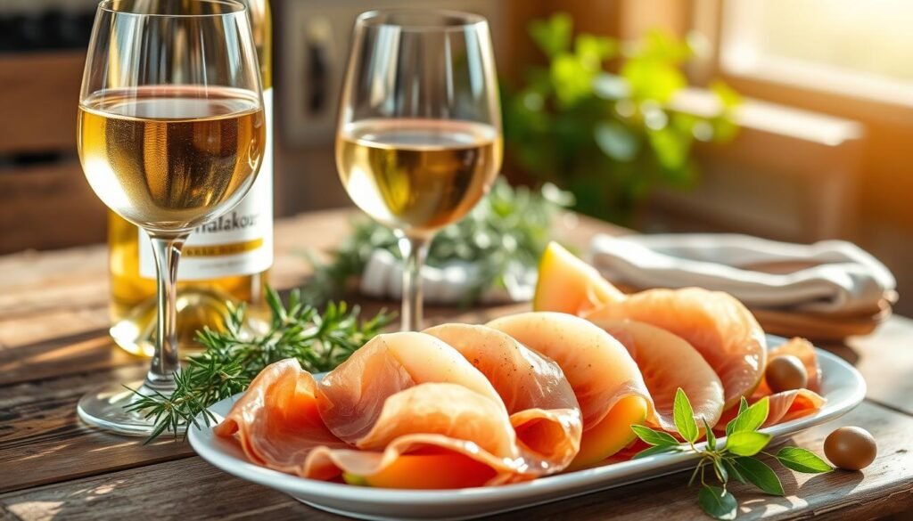 wino do Prosciutto e Melone