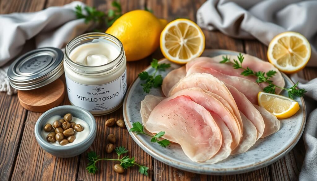 składniki do Vitello Tonnato