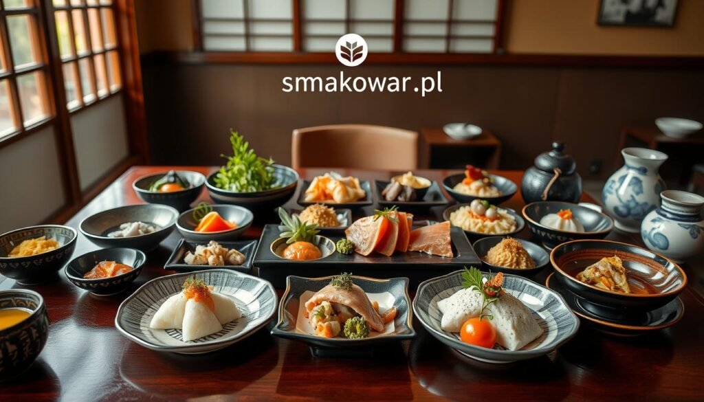 Kaiseki (tradycyjna japońska uczta składająca się z wielu małych dań) przepis