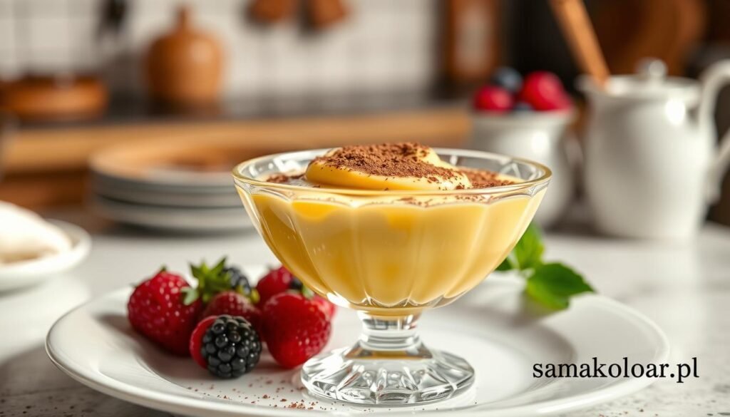 Zabaglione (deser z żółtek i wina Marsala)