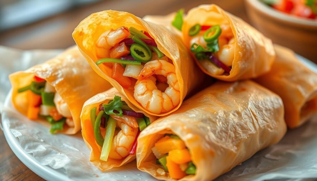 sajgonki i krewetki w papilotach