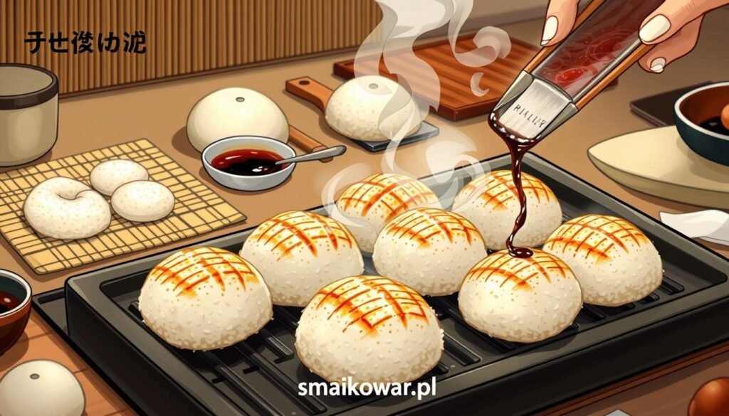 yaki onigiri krok po kroku