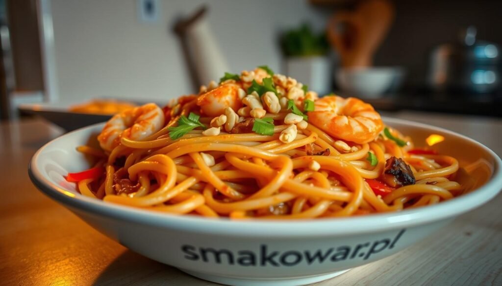 domowy pad thai z tofu