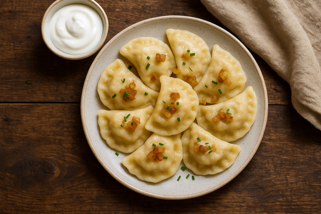 pierogi ruskie gotowe gotowane
