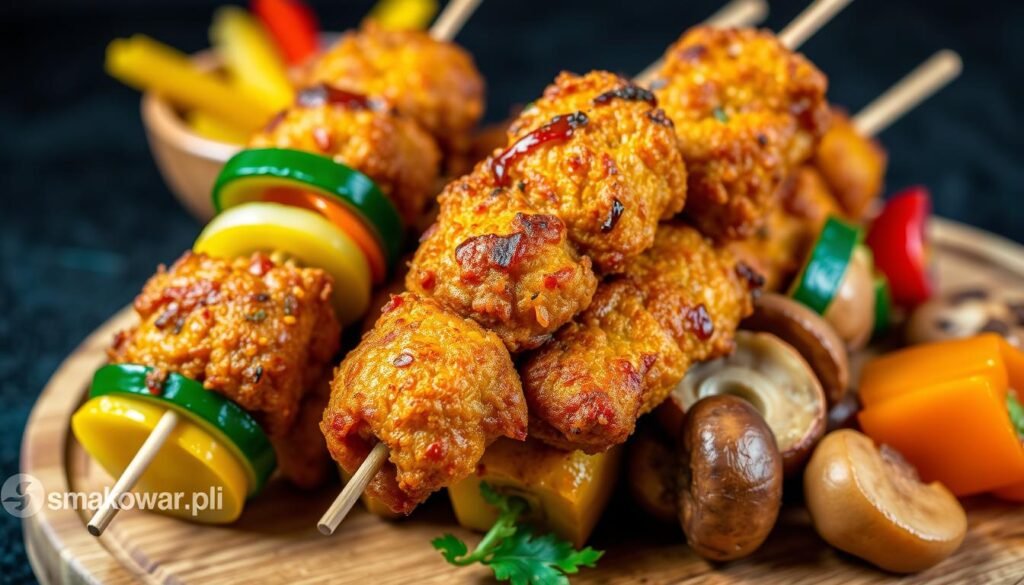 smażone mięso i warzywa