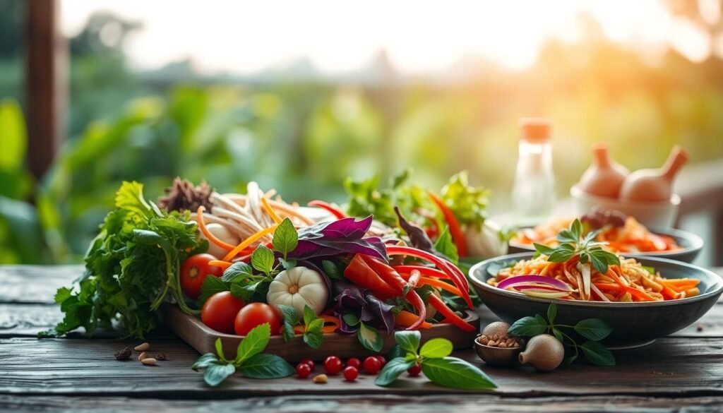 tajskie jedzenie uliczne w domu