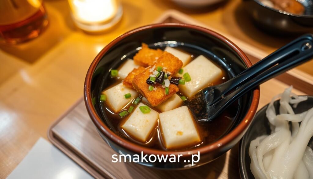Agedashi Tofu (smażone tofu w sosie sojowym)