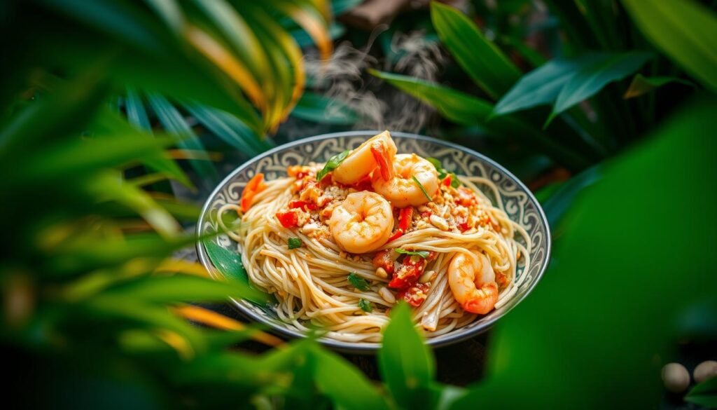 tajskie dania z makaronem ryżowym