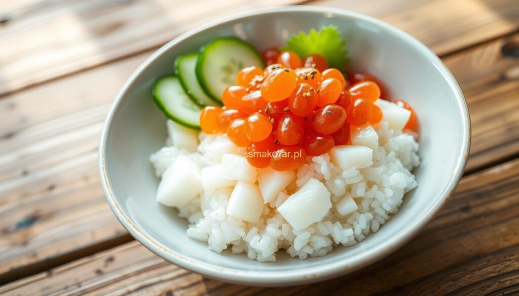 Ikura Don (miska ryżu z kawiorem łososiowym) przepis