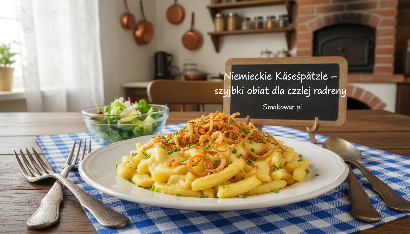 Niemieckie Käsespätzle – szybki obiad dla całej rodziny